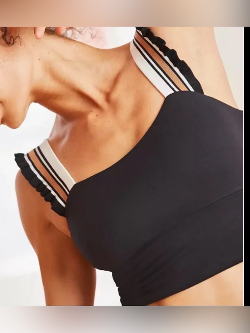 Free People Movement Time Out Tank - Size S - Black/Gold/White